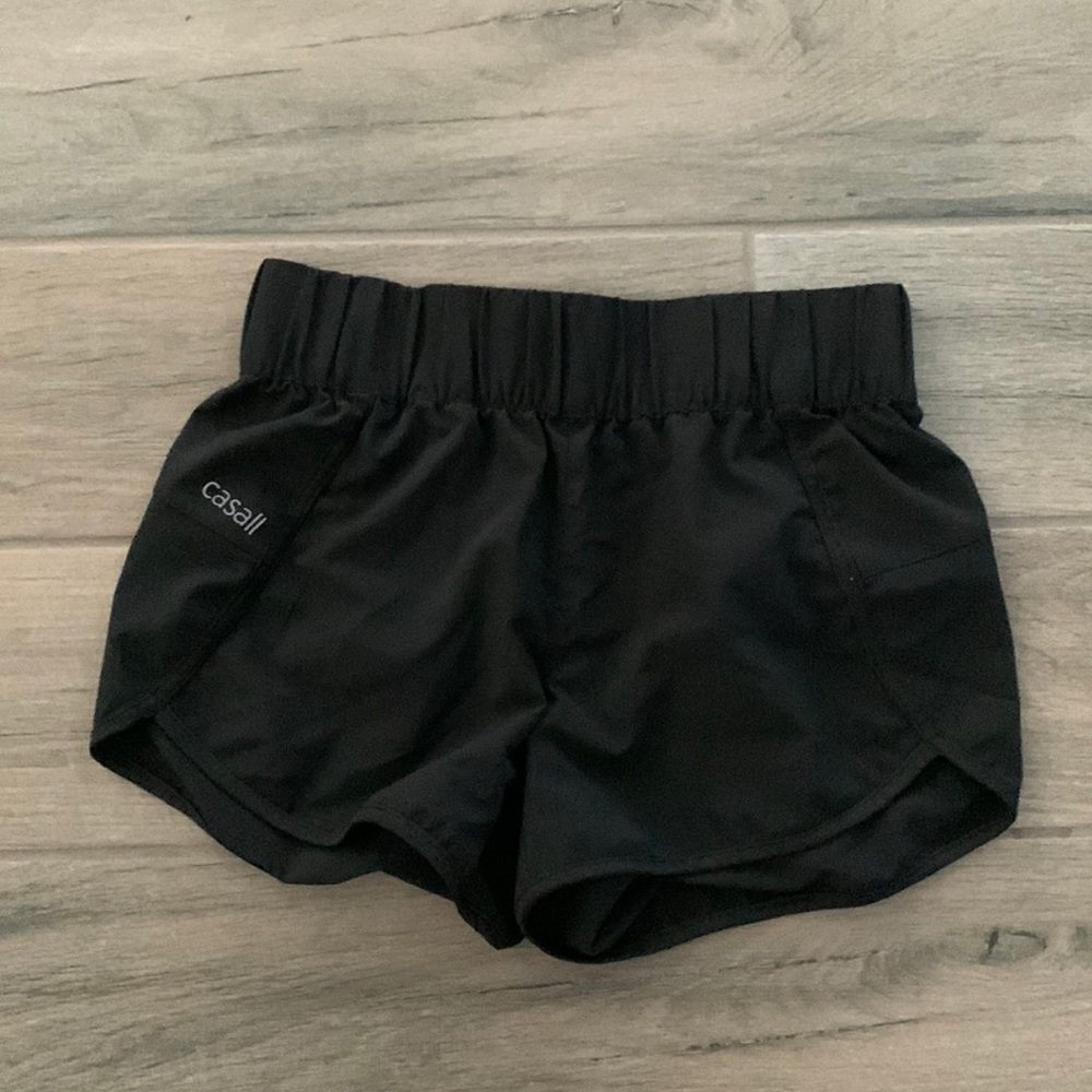 Casall black workout shorts